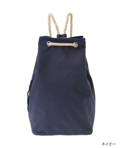 w closet（ダブルクローゼット）の「キャンバスダッフルバッグ（バッグ・レディース・キナリ/カーキ/ネイビー・FREE）」の3枚目の写真