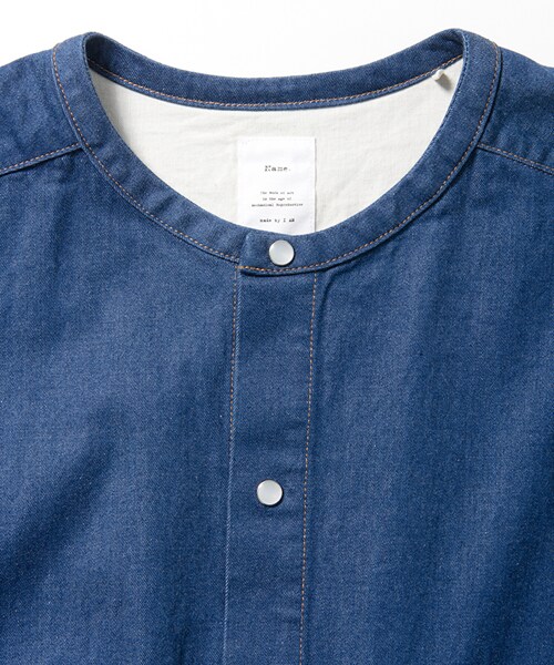 Name.(ネーム)の「STRETCH DENIM DOLMAN SLEEVE BLOUSON(その他・メンズ・BLU/IND/WHT・0/1)」の11枚目の写真
