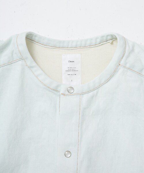 Name.(ネーム)の「STRETCH DENIM DOLMAN SLEEVE BLOUSON(その他・メンズ・BLU/IND/WHT・0/1)」の4枚目の写真