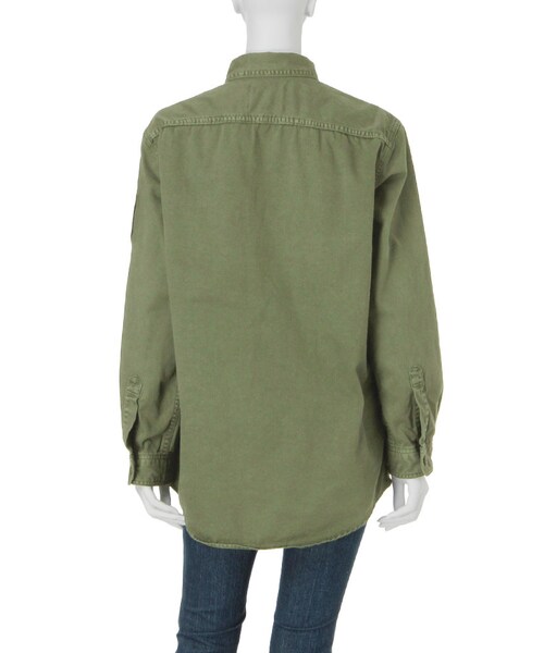 Ungrid（アングリッド）の「ミリタリーワッペンシャツ（トップス・レディース・カーキ・F）」の5枚目の写真