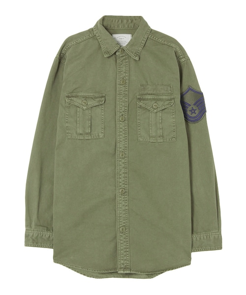 Ungrid（アングリッド）の「ミリタリーワッペンシャツ（トップス・レディース・カーキ・F）」の10枚目の写真