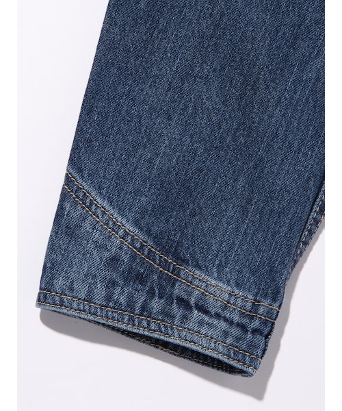 SEVENDAYS=SUNDAY（セブンデイズサンデイ）の「Men's デニム カバーオール（ジャケット/アウター・オフホワイト/ライトインディゴ・S/M/L）」の9枚目の写真