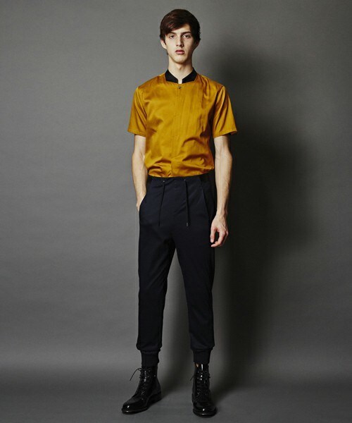 ato（アトウ）の「60/1 COTTON EASY PANTS（その他パンツ・メンズ・ネイビー/ブラック・44/46/48）」の3枚目の写真