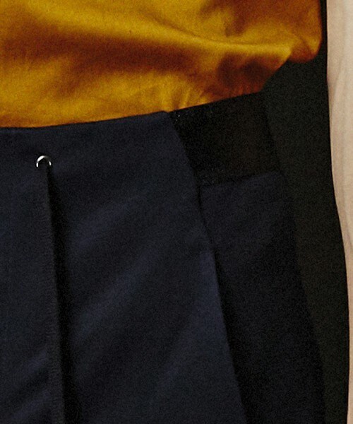 ato（アトウ）の「60/1 COTTON EASY PANTS（その他パンツ・メンズ・ネイビー/ブラック・44/46/48）」の5枚目の写真