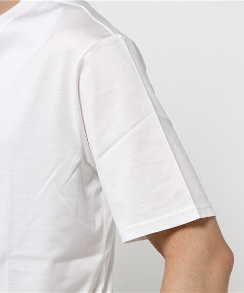 ato（アトウ）の「60/2 T-CLOTH NATIVE PATTERN（Tシャツ/カットソー・メンズ・ホワイト×ブラック/ブラック×ホワイト/ブラック×ブルー・46/48）」の11枚目の写真