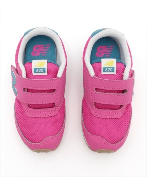 NEW BALANCE（ニューバランス）の「ベビー キッズ ニューバランス ベルクロ new balance K620 PYI/REI（スニーカー・キッズ・ピンク/レッド・14cm/15cm/16cm）」の8枚目の写真
