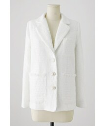 imvely | スタイリッシュツィードジャケット(テーラードジャケット)