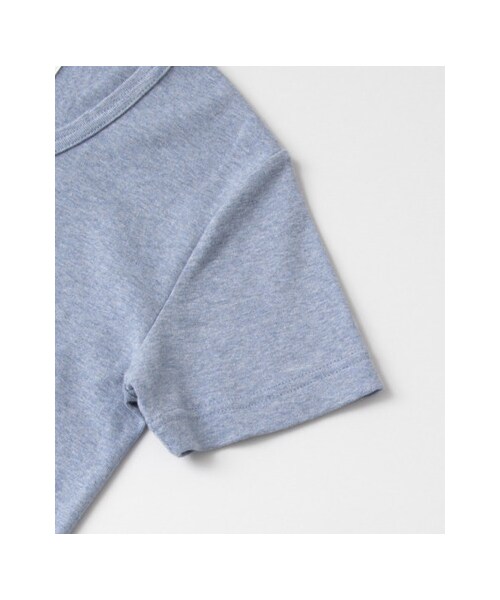 URBAN RESEARCH DOORS（アーバンリサーチドアーズ）の「FORK&SPOON ソフトリブ T-SHIRTS（トップス・レディース・杢NAVY/WHITE/BLACK/杢LIME・1）」の6枚目の写真