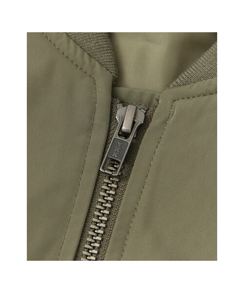 KBF（ケイビーエフ）の「MA-1フライトジャケット（ジャケット/アウター・レディース・KHAKI/IVORY/D.NAVY・one）」の18枚目の写真