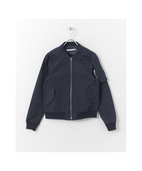 KBF（ケイビーエフ）の「MA-1フライトジャケット（ジャケット/アウター・レディース・KHAKI/IVORY/D.NAVY・one）」の2枚目の写真