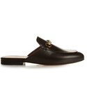 Gucci | GUCCI Princetown leather backless loafers()
