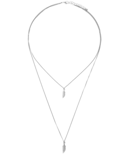 FOREVER 21（フォーエバー トゥエンティーワン）の「FOREVER 21 feather charm necklace（ネックレス・レディース・Gold/Silver・ONE SIZE）」の7枚目の写真