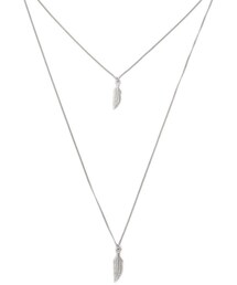 FOREVER 21 | FOREVER 21 feather charm necklace(ネックレス)