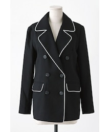 imvely | パイピングジャケット(テーラードジャケット)