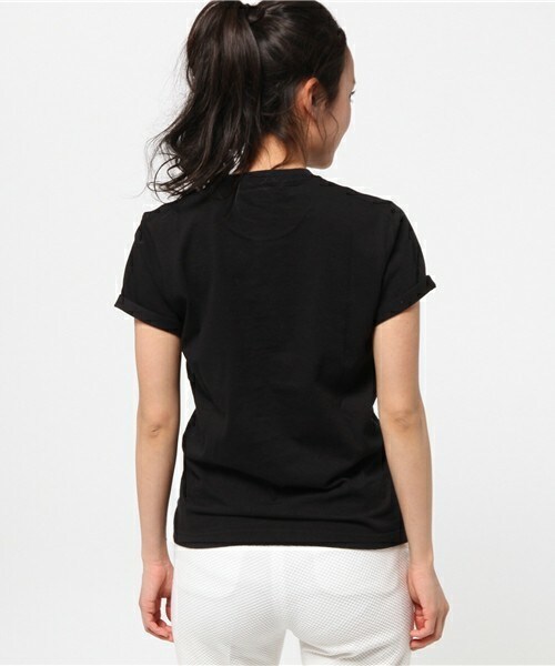 GYMPHLEX（ジムフレックス）の「GYMPHLEX Tシャツ（Tシャツ/カットソー・レディース・ホワイト/ブラック/グレー・38/36）」の6枚目の写真