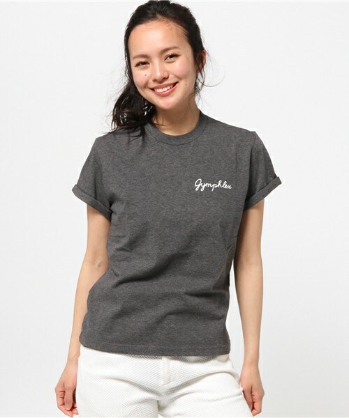 GYMPHLEX（ジムフレックス）の「GYMPHLEX Tシャツ（Tシャツ/カットソー・レディース・ホワイト/ブラック/グレー・38/36）」の13枚目の写真