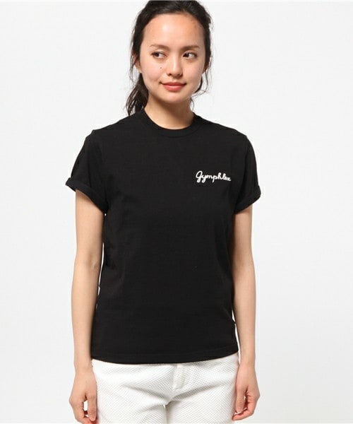 GYMPHLEX（ジムフレックス）の「GYMPHLEX Tシャツ（Tシャツ/カットソー・レディース・ホワイト/ブラック/グレー・38/36）」の4枚目の写真