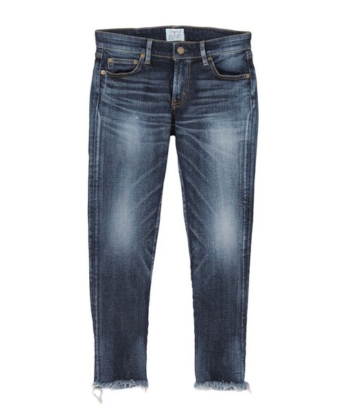 Ungrid（アングリッド）の「インディゴフレイドヘムストスリ（デニムパンツ・レディース・その他）」の4枚目の写真