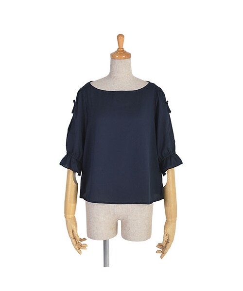 an another angelus（アンアナザーアンジェラス）の「袖リボンプルオーバーブラウス/an another angelus（シャツ/ブラウス・レディース・その他）」の3枚目の写真