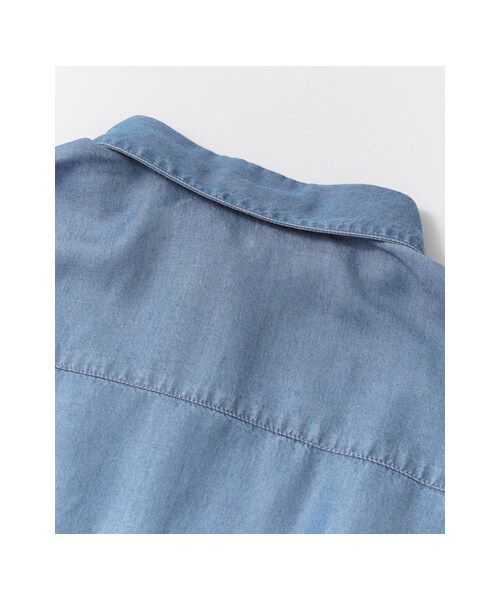KBF(ケイビーエフ)の「テンセルデニムワンピース(ワンピース/ドレス・レディース・BLUE/ONE WASH・one)」の21枚目の写真
