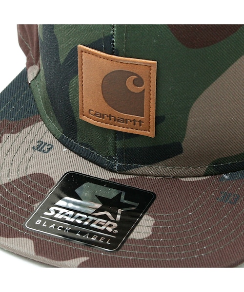 carhartt カーハートstarter スターター　カモフラ　迷彩　キャップ carhartt☓STARTER カーハート スターター ワークキャップ 迷彩