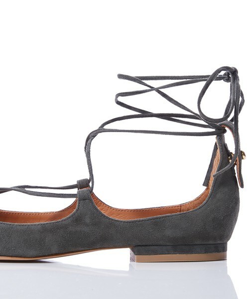 Pippichic（ピッピシック）の「PIPPICHIC フラットレースアップパンプス（パンプス・レディース・ブラック/カーキブラウン・36/37/38）」の7枚目の写真