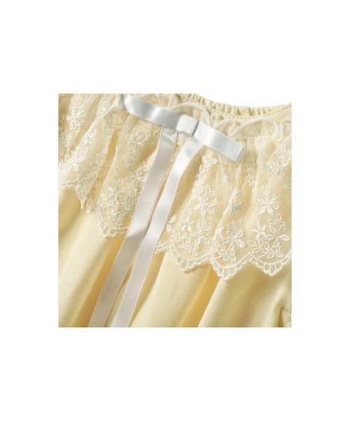 ano:ne（アノネ）の「あこがれのはなよめさんみたいな ヘアバンド付きネグリジェ(イエロー)（ルームウェア/パジャマ・レディース・Various・9 /10/11/12/13/14/15）」の4枚目の写真
