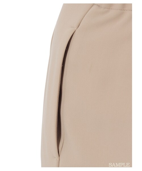 FRAY I.D（フレイアイディー）の「クロップドワイドパンツ（ワイドパンツ・レディース・WHT/BEG/NVY・0/1）」の8枚目の写真