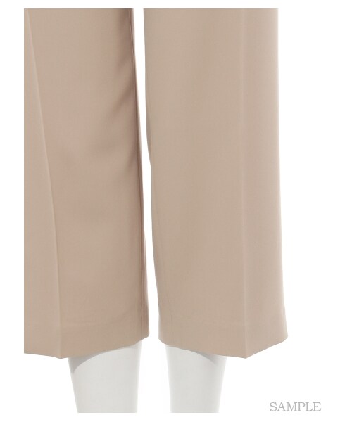 FRAY I.D（フレイアイディー）の「クロップドワイドパンツ（ワイドパンツ・レディース・WHT/BEG/NVY・0/1）」の10枚目の写真