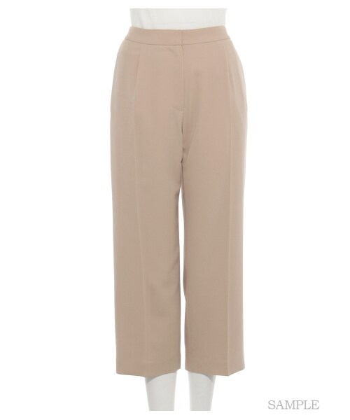 FRAY I.D（フレイアイディー）の「クロップドワイドパンツ（ワイドパンツ・レディース・WHT/BEG/NVY・0/1）」の11枚目の写真