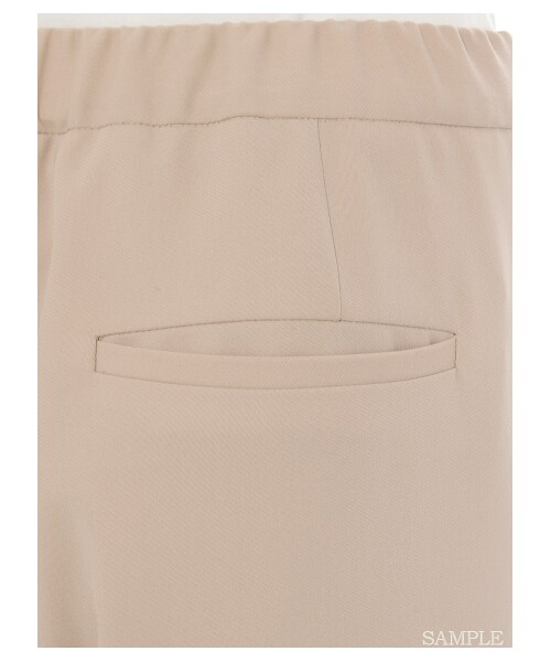 FRAY I.D（フレイアイディー）の「クロップドワイドパンツ（ワイドパンツ・レディース・WHT/BEG/NVY・0/1）」の9枚目の写真