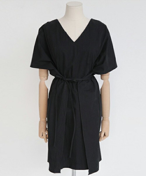 DHOLIC（ディーホリック）の「ストラップSETオーバーサイズVネックブラウス（シャツ/ブラウス・レディース・ディープスカイブルー/レッド/ホワイト/ブラック・FREE）」の3枚目の写真