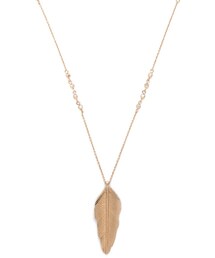 FOREVER 21 | FOREVER 21 feather pendant necklace(ネックレス)