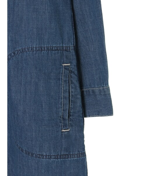 SEVENDAYS=SUNDAY(セブンデイズサンデイ)の「Lee WORK ワンピース(ワンピース/ドレス・インディゴ/ライトインディゴ・S/M)」の7枚目の写真