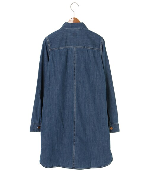 SEVENDAYS=SUNDAY(セブンデイズサンデイ)の「Lee WORK ワンピース(ワンピース/ドレス・インディゴ/ライトインディゴ・S/M)」の4枚目の写真