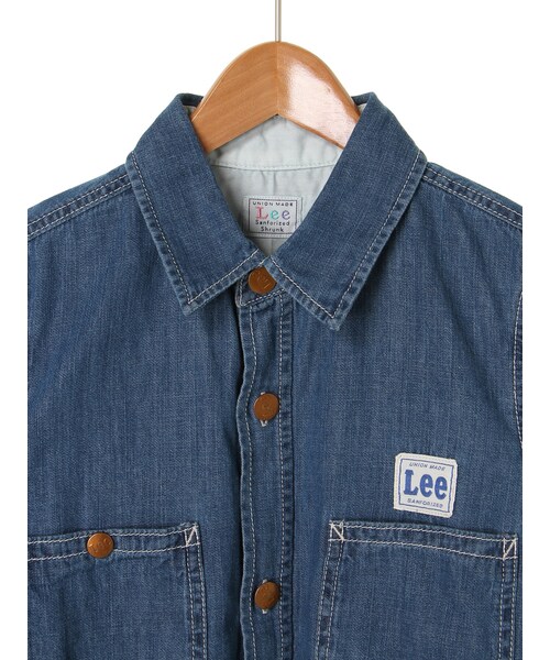 SEVENDAYS=SUNDAY(セブンデイズサンデイ)の「Lee WORK ワンピース(ワンピース/ドレス・インディゴ/ライトインディゴ・S/M)」の5枚目の写真
