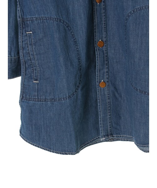 SEVENDAYS=SUNDAY(セブンデイズサンデイ)の「Lee WORK ワンピース(ワンピース/ドレス・インディゴ/ライトインディゴ・S/M)」の8枚目の写真