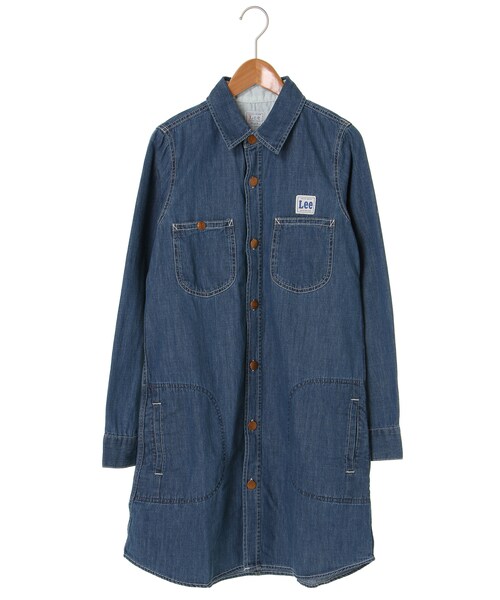 SEVENDAYS=SUNDAY(セブンデイズサンデイ)の「Lee WORK ワンピース(ワンピース/ドレス・インディゴ/ライトインディゴ・S/M)」の3枚目の写真