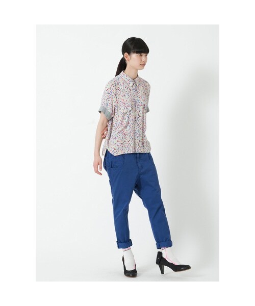 mercibeaucoup,（メルシーボークー）の「メルシーボークー、 / Ｂ：メルシーパン / パンツ（パンツ・レディース・white/beige/blue・0/01）」の11枚目の写真