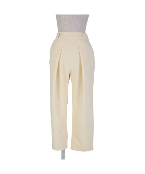 F i.n.t（フィント）の「カラータッククロップドパンツ/F i.n.t（その他パンツ・レディース・その他）」の3枚目の写真