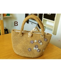 Tonton様用ハンドメイド麻ひも大きめバック 0_d467548c57fd21536e14ab066313
