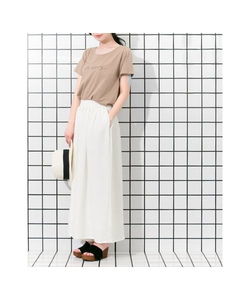 KBF（ケイビーエフ）の「【予約】KBF+ ボリュームパンツ（パンツ・レディース・OFF/GRAY/BLACK・one）」の5枚目の写真