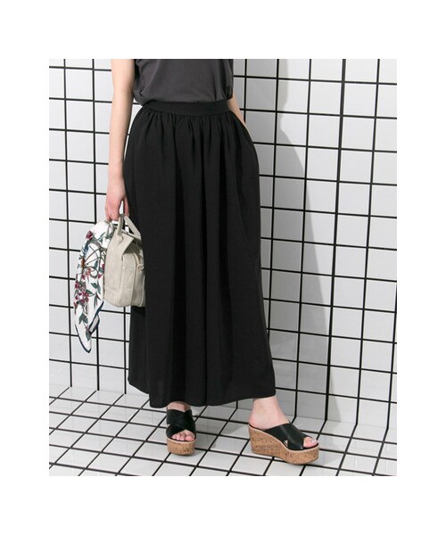 KBF（ケイビーエフ）の「【予約】KBF+ ボリュームパンツ（パンツ・レディース・OFF/GRAY/BLACK・one）」の12枚目の写真