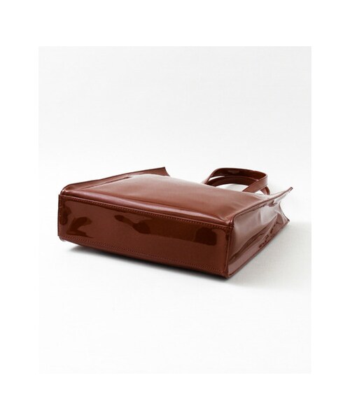 KBF（ケイビーエフ）の「KBF+ エナメルトートBAG（バッグ・レディース・BLACK/RED BROWN/GRAY・one）」の9枚目の写真