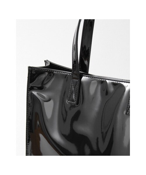 KBF（ケイビーエフ）の「KBF+ エナメルトートBAG（バッグ・レディース・BLACK/RED BROWN/GRAY・one）」の13枚目の写真