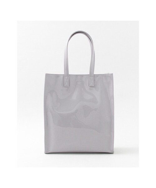 KBF（ケイビーエフ）の「KBF+ エナメルトートBAG（バッグ・レディース・BLACK/RED BROWN/GRAY・one）」の2枚目の写真