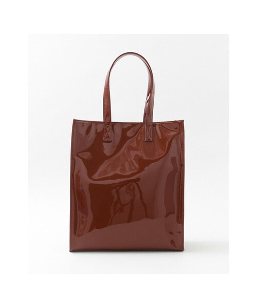 KBF（ケイビーエフ）の「KBF+ エナメルトートBAG（バッグ・レディース・BLACK/RED BROWN/GRAY・one）」の8枚目の写真