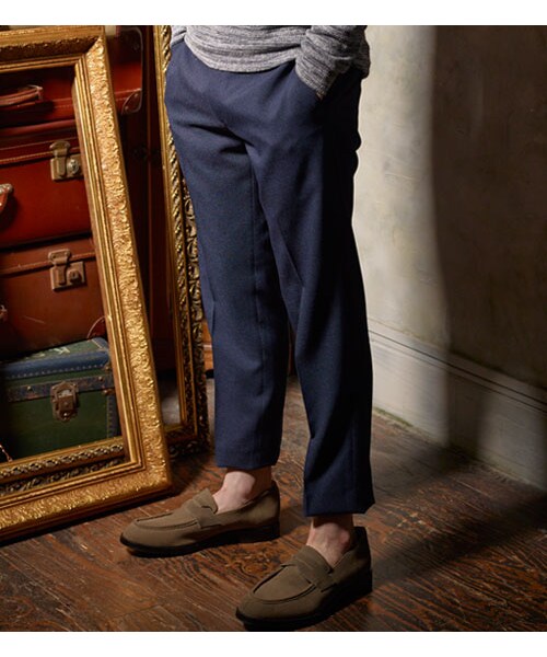 HAMNETT(ハムネット)の「【HAMNETT】 WASHABLE SLACKS(パンツ・メンズ・ブラック/ネイビー/グレー・S/M/L/XL)」の4枚目の写真