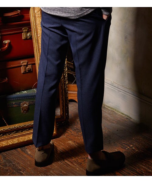 HAMNETT(ハムネット)の「【HAMNETT】 WASHABLE SLACKS(パンツ・メンズ・ブラック/ネイビー/グレー・S/M/L/XL)」の5枚目の写真