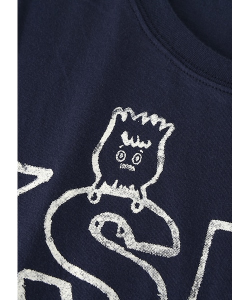 Ne-net（ネネット）の「くさかりさん T / Tシャツ（トップス・レディース・white/navy/light pink・02）」の4枚目の写真